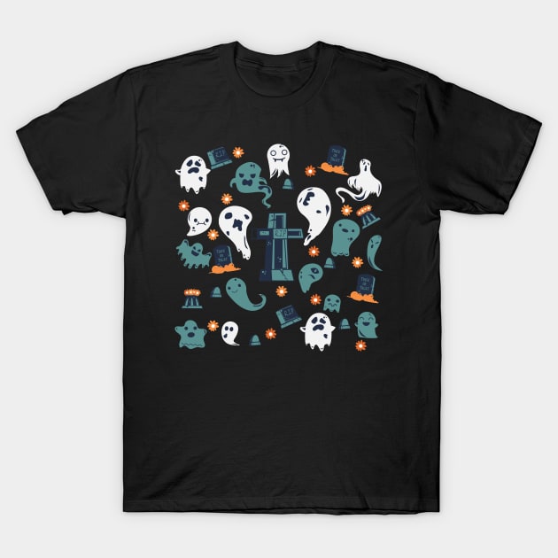 ghosts and graves T-Shirt by samuzai